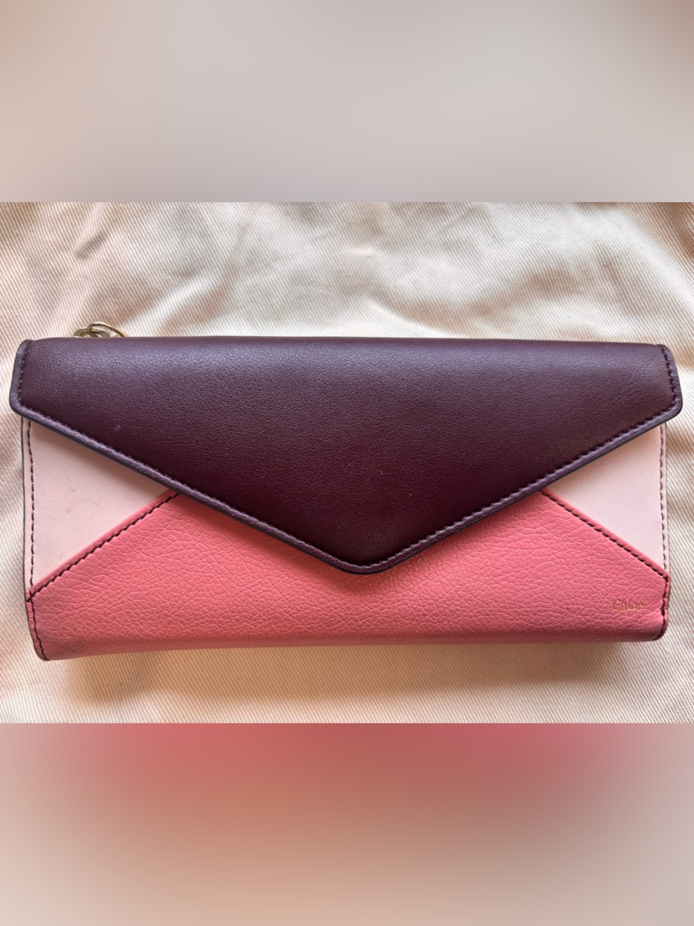 Chloe Leather Zip Wallet